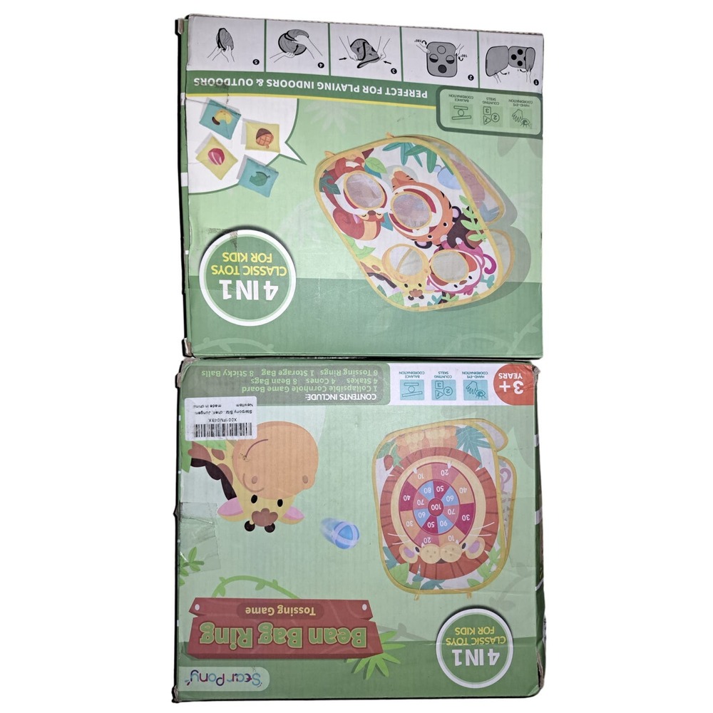 NIB- TWO Beanbag toss Games 4 in 1 games get two with an order